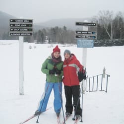 The Nordic Center at Waterville Valley - Posing at the end of the day.