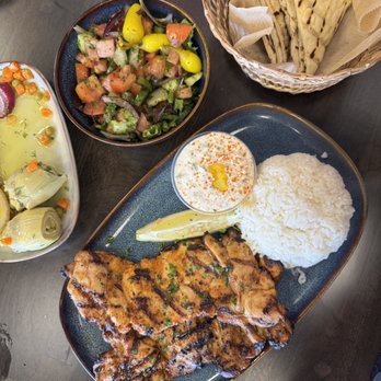 Izmir - Butterfly Chicken, Marinated Artichokes - Mediterranean Near Me - Costa Mesa, California