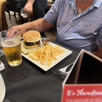 Chris' Place - One of three very overcooked $19.00 burgers - American Near Me - Eustis, Florida
