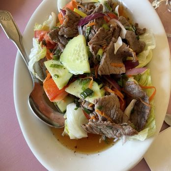 Thai Kitchen - Beef Salad - Thai Near Me - Irvine, California Thai Kitchen - Beef Salad - Thai Near Me - Irvine, California