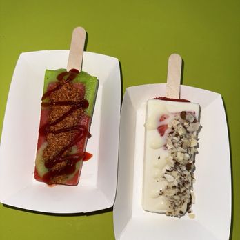 The Paleta Bar - Strawberry kiwi and cheesecake - Ice Cream & Frozen Yogurt Near Me - Houston, Texas The Paleta Bar - Strawberry kiwi and cheesecake - Ice Cream & Frozen Yogurt Near Me - Houston, Texas
