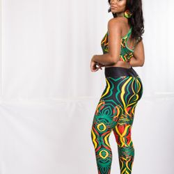 Reggae N Things - Rasta love leggings