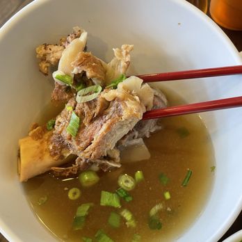 Phnom Penh Noodle Shack - Complimentary pork bone broth - Cambodian Near Me - Long Beach, California Phnom Penh Noodle Shack - Complimentary pork bone broth - Cambodian Near Me - Long Beach, California