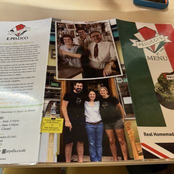 E Pellicci - Menu - Italian Near Me - London, XGL