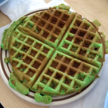 Pho Nguyen - Green waffles, yum!!! - Vietnamese Near Me - Milpitas, California