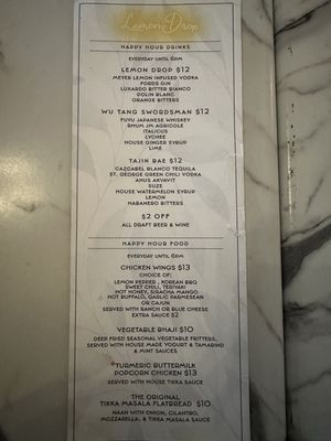 Menu photo 2 Lemon Drop Alameda, CA