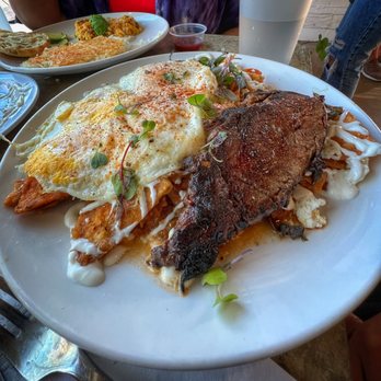 Cafe Topes - Chilaquiles with tri-tip - Coffee & Tea Near Me - Carlsbad, California