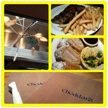 Cheddar's Scratch Kitchen - Monte Cristo & Ribs w/ Fries - Comfort Food Near Me - Chandler, Arizona