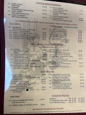 Menu photo 3 Tia Juana Mexican Grill Sunnyvale, CA Menu photo 3 Tia Juana Mexican Grill Sunnyvale, CA