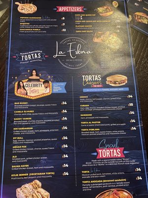 Menu photo 4 La Eskina Indy Indianapolis, IN