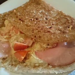 Crêperie des Halles - Galette Chèvre/Bacon/Tomates