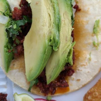 Homemade Taqueria Forest Hills - Chorizo tostada - Mexican Near Me - Forest Hills, New York Homemade Taqueria Forest Hills - Chorizo tostada - Mexican Near Me - Forest Hills, New York