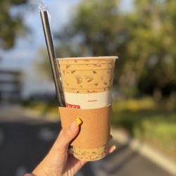 Vietnamese Coffee Iced, easy sweet, crystal boba