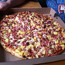 16" pizza (Ham, pineapple, Italian sausage, mushroom & bacon) 16" pizza (Ham, pineapple, Italian sausage, mushroom & bacon)