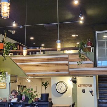 Metropolis Coffee - View of upstairs seating area - Coffee & Tea Near Me - Denver, Colorado