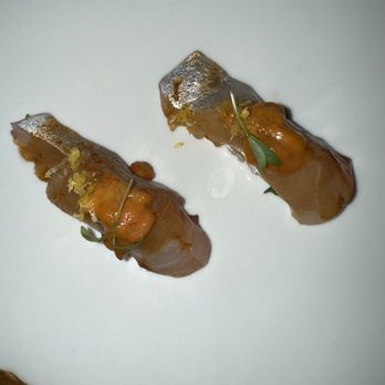 Hachi - shima aji w/ uni - Japanese Near Me - Houston, Texas