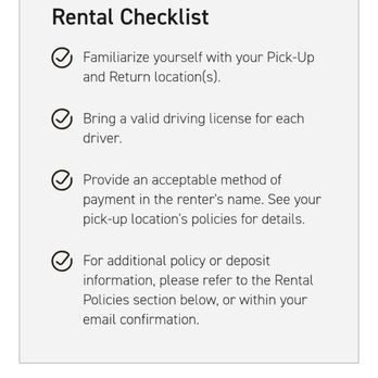 Enterprise Rent-A-Car - Rental checklist. They need to all Call rental location and see if they actually have a vehicle - Car Rental Near Me - Sw Tallahassee, Florida Enterprise Rent-A-Car - Rental checklist. They need to all Call rental location and see if they actually have a vehicle - Car Rental Near Me - Sw Tallahassee, Florida