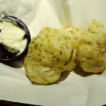 Red Lobster - Flaky complementary cheese biscuits - Seafood Near Me - Edmonton, Alberta