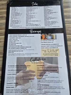 Menu photo 1 Eggsclusive Cafe Rockford, IL Menu photo 1 Eggsclusive Cafe Rockford, IL