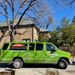 SERVPRO of Northeast Dallas - SERVPRO of Lake Highlands van, on location.
