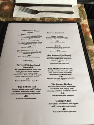 Menu photo 6 The Cottage Lake Placid, NY Menu photo 6 The Cottage Lake Placid, NY