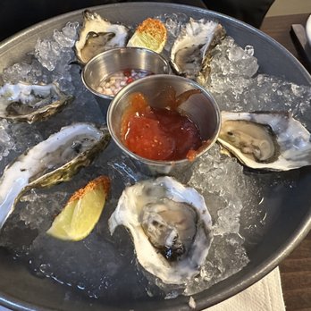O Sea - Shrinkflation. Only two oysters are bigger than a pea - Seafood Near Me - Orange, California