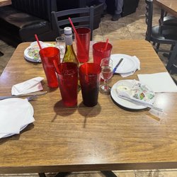 Pagliai's Pizza - We waited an hour for soda, water and a salad.
