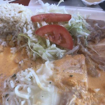 Felipe's - My shrimp enchiladas! - Mexican Near Me - Palm Springs, California