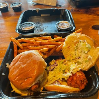 Angry Chickz - Two (Mild) Chicken Sandwiches and side of fries - Chicken Shop Near Me - San Jose, California Angry Chickz - Two (Mild) Chicken Sandwiches and side of fries - Chicken Shop Near Me - San Jose, California
