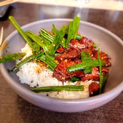 Magolian beef lunch