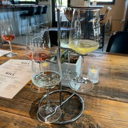 Off the Hill - White wine flight