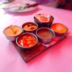 La Cabrera - Complimentary sauces