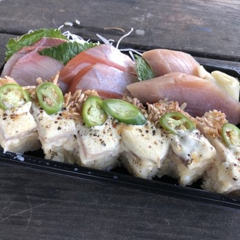 Yugo Restaurant - Sashimi and aburi (hamachi), $20 - Japanese Near Me - Vancouver, British Columbia Yugo Restaurant - Sashimi and aburi (hamachi), $20 - Japanese Near Me - Vancouver, British Columbia