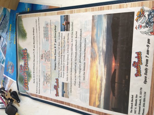 Menu photo 8 The Beach Bucket Ormond Beach, FL Menu photo 8 The Beach Bucket Ormond Beach, FL