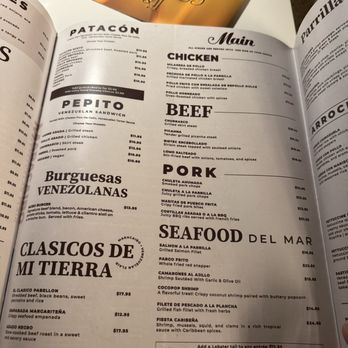 Maracaibo - Menu - Venues & Event Spaces Near Me - Union City, New Jersey