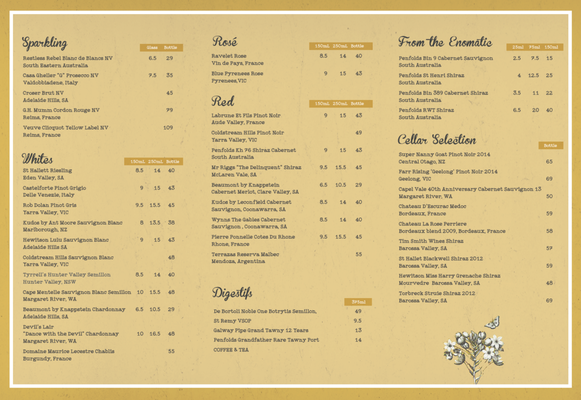 Menu photo 3 The Royal Leichhardt Leichhardt, NSW