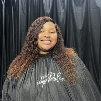 The Primp Palace - Custom Colored Deep Curly Closure Wig from Stay Primpy - Hair Salons Near Me - Sugarland, Texas The Primp Palace - Custom Colored Deep Curly Closure Wig from Stay Primpy - Hair Salons Near Me - Sugarland, Texas