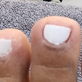 Nails On Nails & Spa - The final outcome... made my feet look like they are dried AF - Nail Salons Near Me - Whittier, California