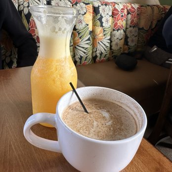 Sage Social Eatery - Super carafe of OJ and cafe de olla - Latin American Near Me - Covina, California Sage Social Eatery - Super carafe of OJ and cafe de olla - Latin American Near Me - Covina, California