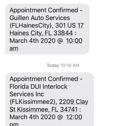 Guillen Auto Service - Scheduled appointment days in advance
