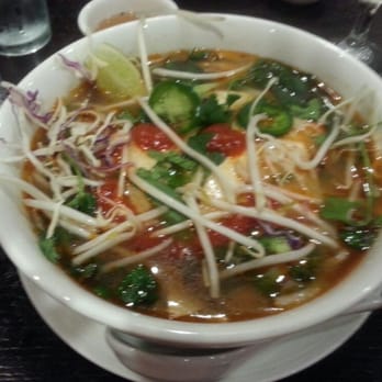 Goji Kitchen - Spicy lemongrass chicken pho. I'm addicted to this!! - Asian Fusion Near Me - Santa Rosa, California