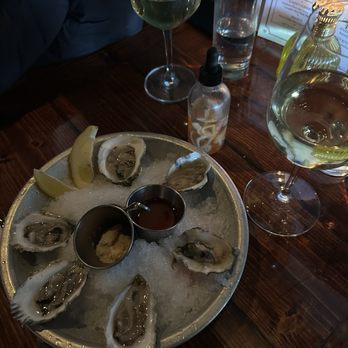 Bar Cart Lounge And Restaurant - Oysters and big ass glass of Prosecco - Cocktail Bars Near Me - Saint Paul, Minnesota