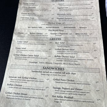 Laurella's Restaurant - Menu page 1 - Italian Near Me - Glens Falls, New York