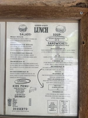 Menu photo 3 Kindred Spirits Logan, OH