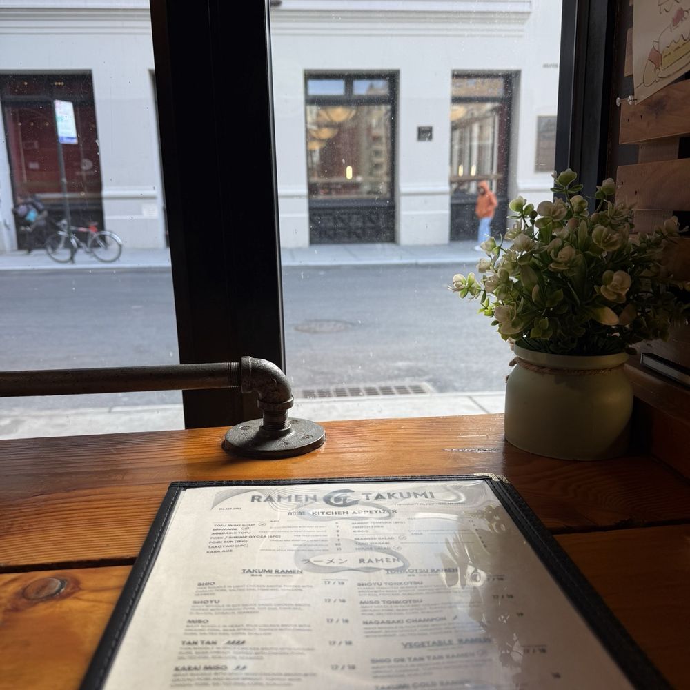 Ramen Takumi - Menu - Ramen Near Me - New York, New York