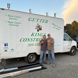Gutter Kings - Scott (right) and Trent (left) did the installation of our gutters perfectly!