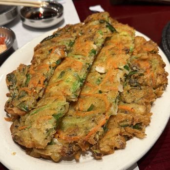 SJ Omogari - Seafood Pancake (해물파전) - Korean Near Me - San Jose, California SJ Omogari - Seafood Pancake (해물파전) - Korean Near Me - San Jose, California