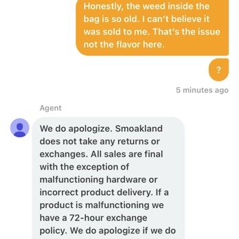 Smoakland Weed Delivery - Trying to return when they refuse - Cannabis Dispensaries Near Me - Oakland, California Smoakland Weed Delivery - Trying to return when they refuse - Cannabis Dispensaries Near Me - Oakland, California