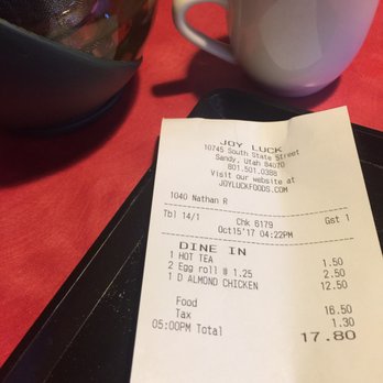 Joy Luck Restaurant - Chinese Near Me - Sandy, Utah