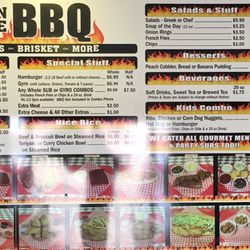 Down Home BBQ - Really good food. There are other places in town, but they're excellent to grab grub and split (or dine in). Also, it smells amazing inside!